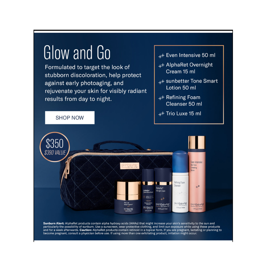 Glow & Go Kit! (hyperpigmentation/ uneven tone. rejuvenate and radiant)